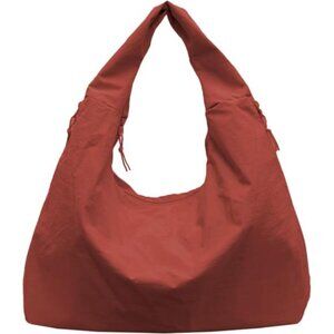 Slouchy Tote Bag for Women Red Orange